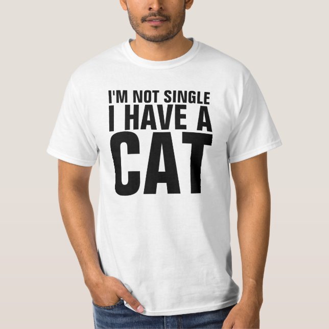 Ich bin nicht Single-lustiges Shirt (Vorderseite)