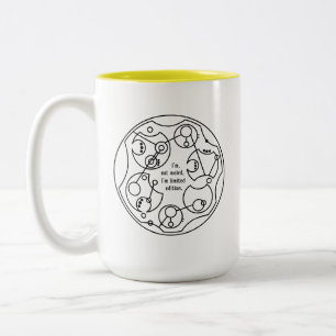 Ich bin nicht sonderlich, ich bin limitierte Editi Zweifarbige Tasse