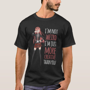 Ich bin nicht sonderlich kreativ Anime Ga Kawaii T-Shirt