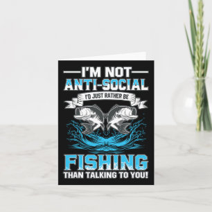 Ich bin nicht sozial, würde ich einfach fischen al karte