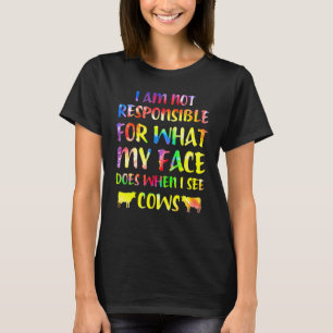 Ich bin nicht verantwortlich dafür, was mein Gesic T-Shirt