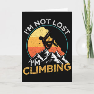 Ich bin nicht verloren, ich besteige einen Felsen  Karte