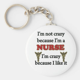 Ich bin nicht verrückt schlüsselanhänger