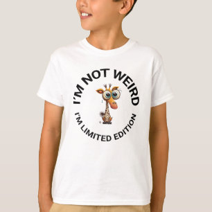 ICH BIN NICHT WEIRD, ICH BIN BEGRENZT AUSGABE T-Shirt