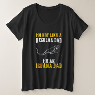 Ich bin nicht wie ein normaler Vater Große Größe T-Shirt