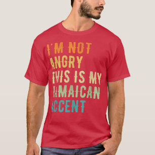 Ich bin nicht wütend, das ist mein jamaikanischer T-Shirt