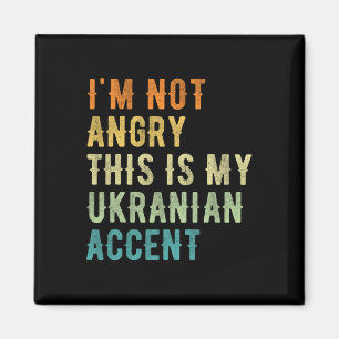 Ich bin nicht wütend, das ist mein ukrainischer Ak Magnet
