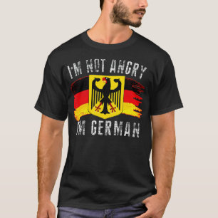Ich bin nicht wütend, ich bin Deutscher Abschlag E T-Shirt