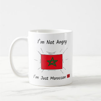 Ich bin nicht wütend, ich bin einfach nur Marokkan Kaffeetasse