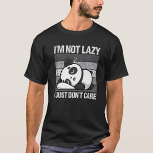 Ich bin nicht zufällig, dass mir Panda-Bären-Tier  T-Shirt