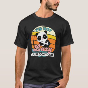 Ich bin nicht zufällig, dass mir Panda-Bären-Tier  T-Shirt