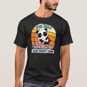 Ich bin nicht zufällig, dass mir Panda-Bären-Tier  T-Shirt