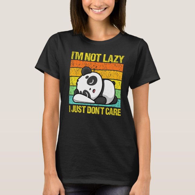 Ich bin nicht zufällig, dass mir Panda-Bären-Tier  T-Shirt (Vorderseite)