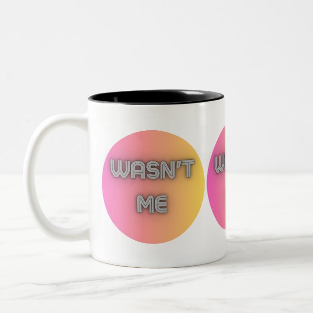Ich bin nicht zweifarbige tasse (Links)