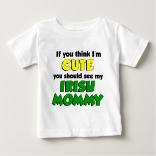 Ich bin Niedlich irisch Mommy Baby T-shirt