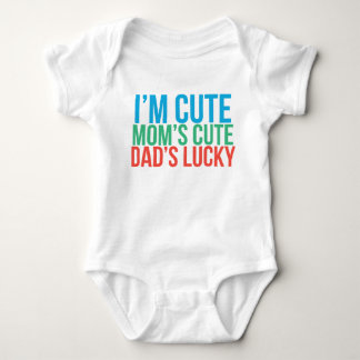 Ich bin Niedlich, Mama Niedlich, Vaters Glück Baby Strampler