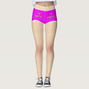 Ich bin Niedlich Pink Briefs Legging Leggings