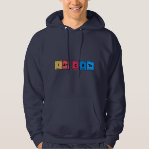 Ich bin Niedliche Periodic-Tabelle Hoodie