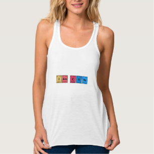 Ich bin Niedliche Periodic-Tabelle Tank Top