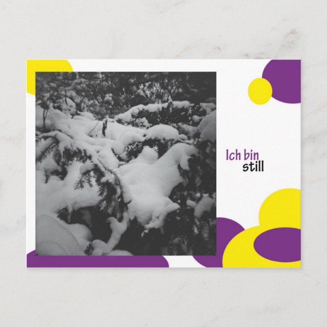 ich bin noch immer postkarte (Vorderseite)