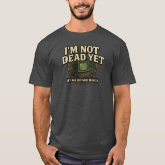 Ich bin noch nicht tot – Vintage-Tech-Emblem-T-Shi T-Shirt