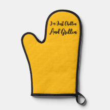 Ich bin nur Chillin und Grillin'gelb