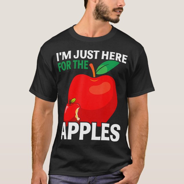 ICH BIN NUR DESWEGEN HIER T-Shirt (Vorderseite)