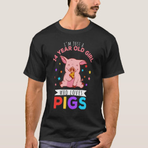 Ich bin nur ein 14-jähriges Mädchen, das Schweineh T-Shirt