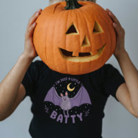 Ich bin nur ein bisschen Batty Funny Halloween Bat