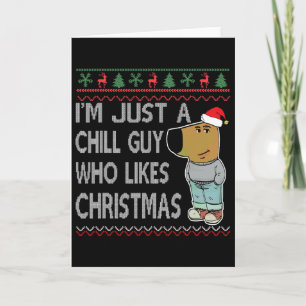 Ich bin nur ein cooler Typ, der Weihnachts-Spaß hä Karte