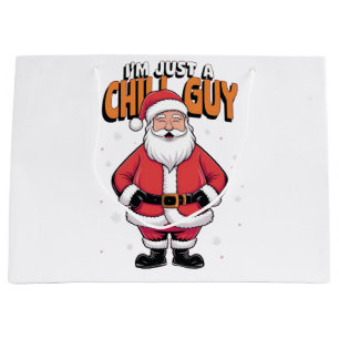 Ich bin nur ein cooler Typ Meme Weihnachten Lustig Große Geschenktüte