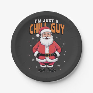 Ich bin nur ein cooler Typ Meme Weihnachten Lustig Pappteller