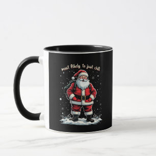 Ich bin nur ein cooler Typ Weihnachten Santa Claus Tasse