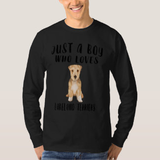 Ich bin nur ein Junge, der Lakeland Terriers Liebe T-Shirt