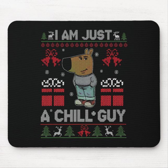 Ich bin nur ein kalter Typ, der Weihnachtsmeme mag Mousepad (Vorne)