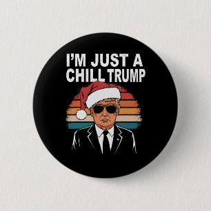 Ich bin nur ein kalter Typ Funny Meme Trump 2024 P Button