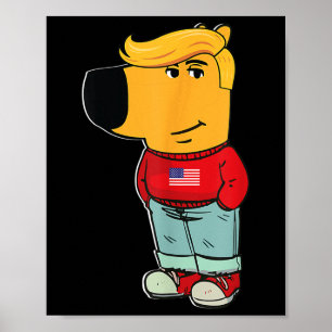 Ich bin nur ein kalter Typ Präsident Trump 2024 Poster