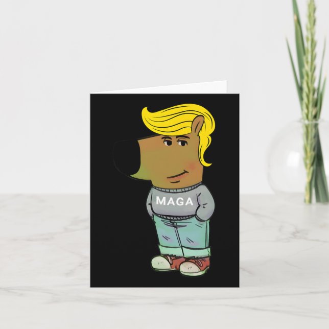 Ich bin nur ein kalter Typ Trump Funny Karte (Vorderseite)