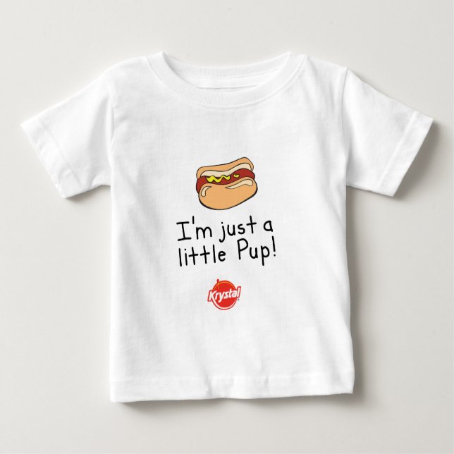 Ich bin nur ein kleiner Pup! Baby T-shirt (Vorderseite)