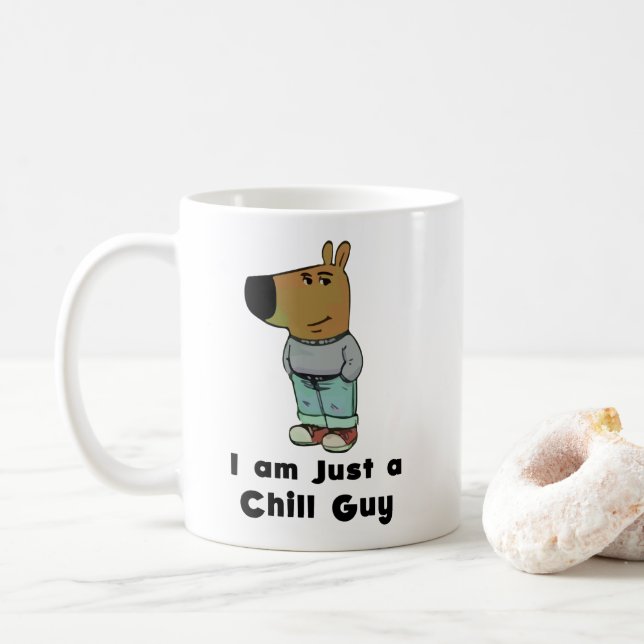 Ich bin nur ein kleiner Typ Kaffeetasse (Mit Donut)