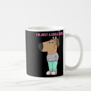 Ich bin nur ein Mädchen, Meme Funny Chill Kaffeetasse