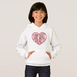 Ich bin nur ein Mädchen mit Ideen Hoodie