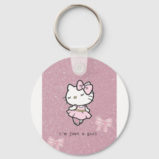 Ich bin nur ein Mädchen-Schlüsselanhänger Schlüsselanhänger