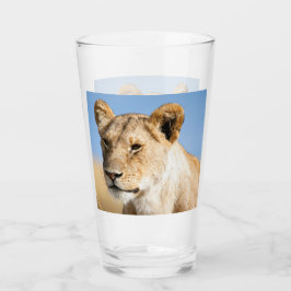 Ich bin nur ein pussy Katzenkatzenlilie Foto mit T Glas