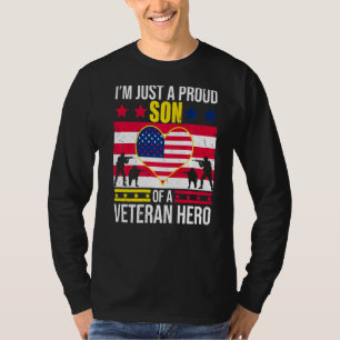 Ich bin nur ein stolzer Sohn eines Veteranen-Vater T-Shirt