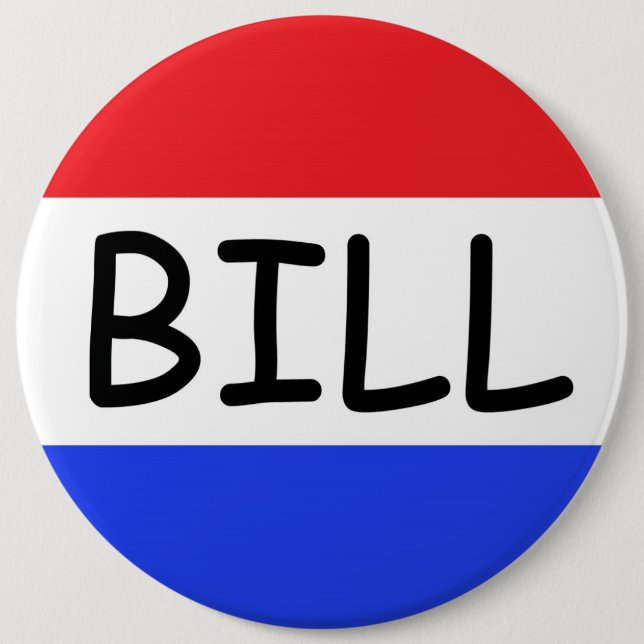 Ich bin nur eine Bill-Taste (von Hauptstadt Hill) Button (Vorderseite)