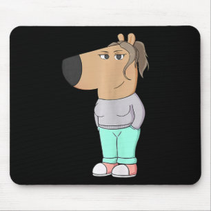 Ich bin nur eine kleine Mädchen Meme Funny Chill 5 Mousepad