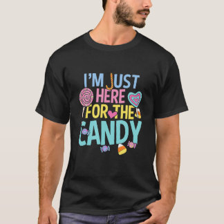 Ich bin nur für das süße Halloween hier T-Shirt