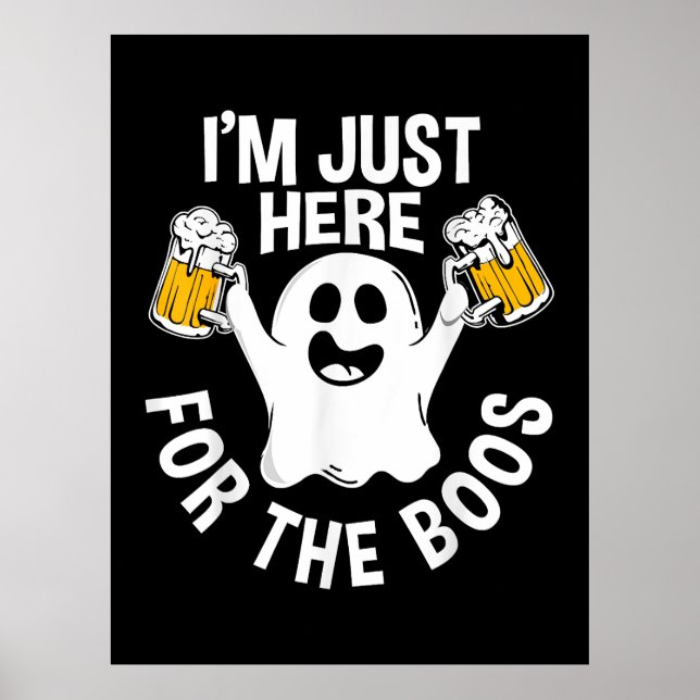 Ich bin nur für die Boos da Poster (Vorne)