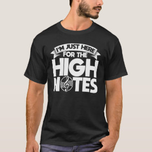 Ich bin nur für die hohen Noten Opera Singer hier T-Shirt